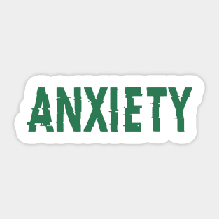 Anxiety - Anxious, anti-social, social anxiety Sticker